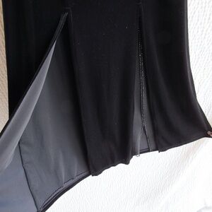 Long Evening Skirt S Sexy Classy Sheer Chiffon Peep Lining Maxi 6 Velvet JR Nite